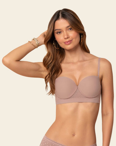 Brasier balconet con realce medio y espalda en tul#color_a22-rosa