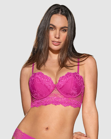 Brasier tipo Bustier de Realce Suave#color_338-fucsia