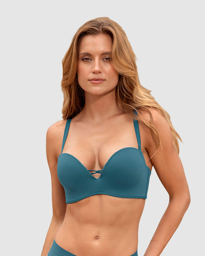 Brasier WOW de triple realce ideal como strapless#color_b71-turquesa