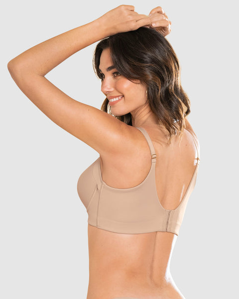 Brasier de realce suave y cubrimiento alto en sisa y espalda Cover Bra#color_802-cafe-claro