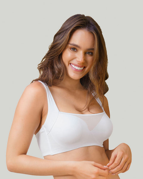 Paquete x2 brasieres brastop con buen cubrimiento de sisa y espalda#color_000-blanco