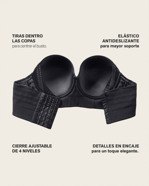 Brasier tipo bustier Support Strapless#color_700-negro
