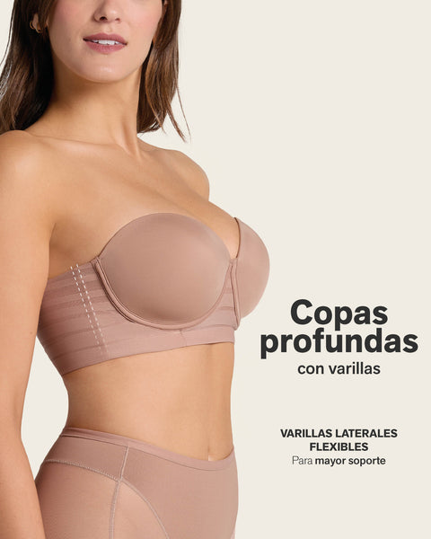 Brasier tipo bustier support strapless#color_a01-lila