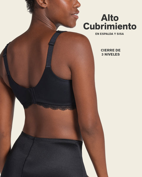 Brasier de gran cubrimiento Deep Coverage Bra#color_700-negro