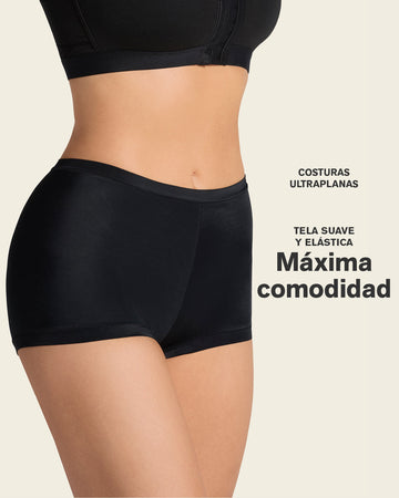 Bloomer tipo bóxer de ajuste perfecto#color_700-negro