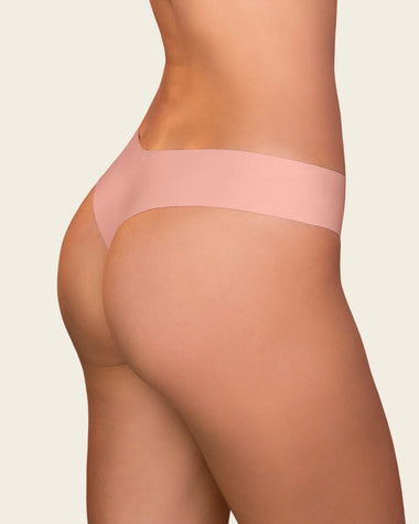 Bloomer hilo invisible ultraplano sin elásticos y de pocas costuras#color_299-rosado-medio