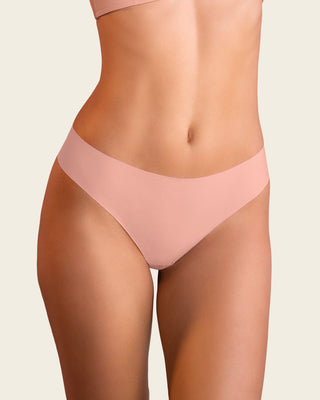 Bloomer hilo invisible ultraplano sin elásticos y de pocas costuras#color_299-rosado-medio
