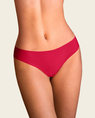 Bloomer hilo invisible ultraplano sin elásticos y de pocas costuras#color_370-rojo