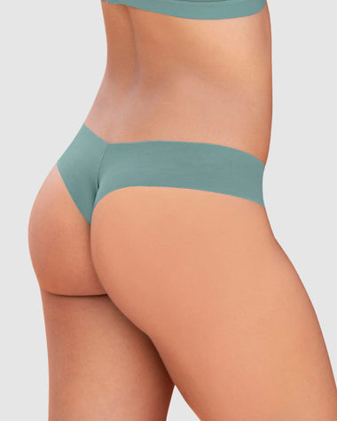 Bloomer hilo invisible ultraplano sin elásticos y de pocas costuras#color_a77-verde-agua
