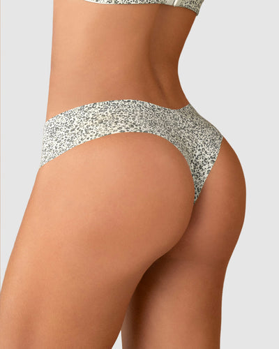 Bloomer hilo invisible ultraplano sin elásticos y de pocas costuras#color_b95-estampado-verde