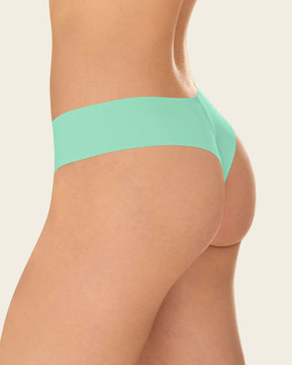 Bloomer hilo invisible ultraplano sin elásticos y de pocas costuras#color_c61-verde-agua-marina