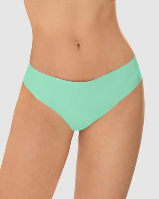 Bloomer hilo invisible ultraplano sin elásticos y de pocas costuras#color_c61-verde-agua-marina