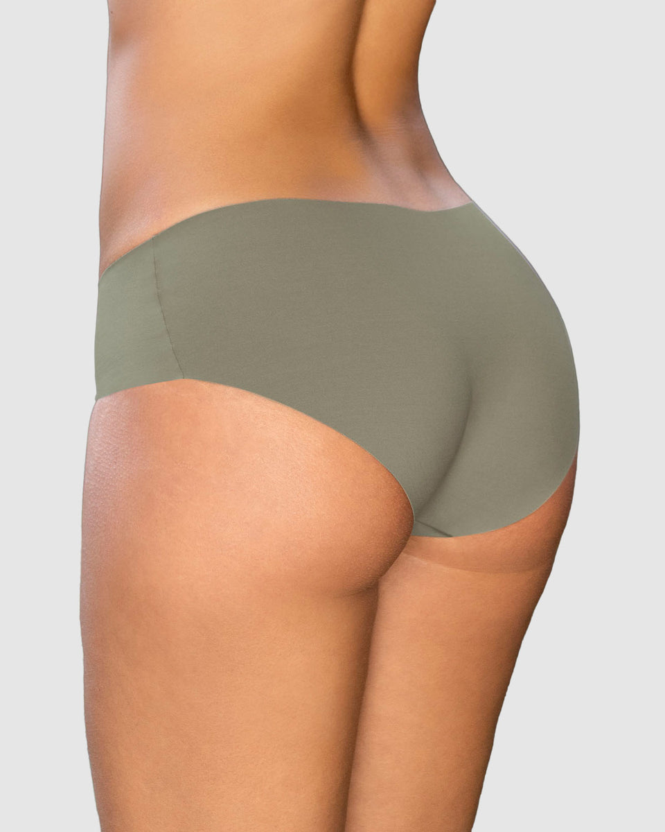 Bloomer hípster invisible ultraplano sin elásticos y de pocas costuras