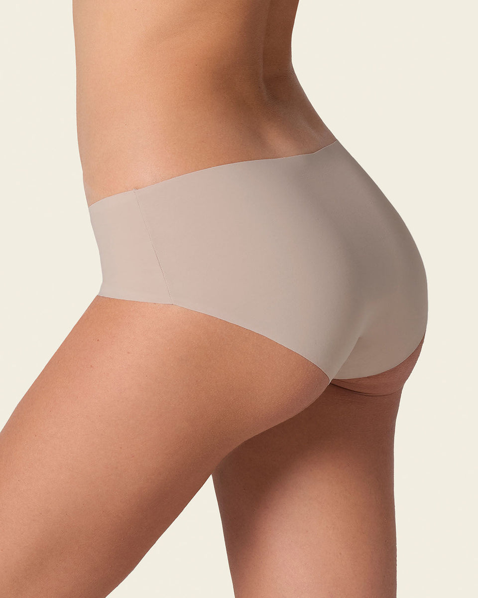 Bloomer hipster invisible ultraplano sin elásticos y de pocas costuras