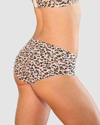 Bloomer hípster invisible ultraplano sin elásticos y de pocas costuras#color_b67-marfil-estampado-leopardo