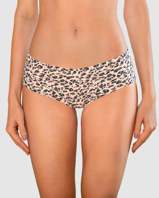 Bloomer hípster invisible ultraplano sin elásticos y de pocas costuras#color_b67-marfil-estampado-leopardo