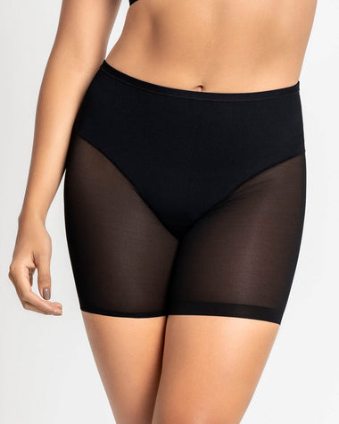 Bloomer faja invisible de control moderado efecto hilo#color_700-negro