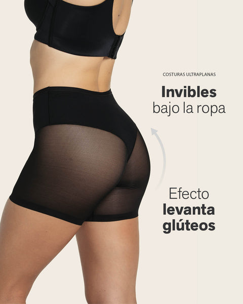 Bloomer faja invisible de control moderado efecto hilo#color_700-negro