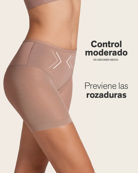 Bloomer faja invisible de control moderado efecto hilo#color_857-cafe