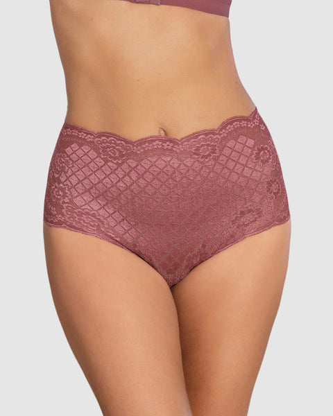 Bloomer clásico en encaje smartlace#color_349-vino