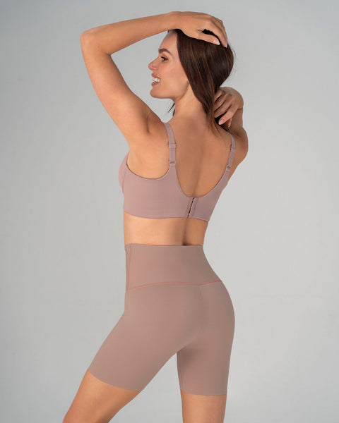 Short de control de abdomen y cintura que disimula la celulitis#color_281-rosa-palido
