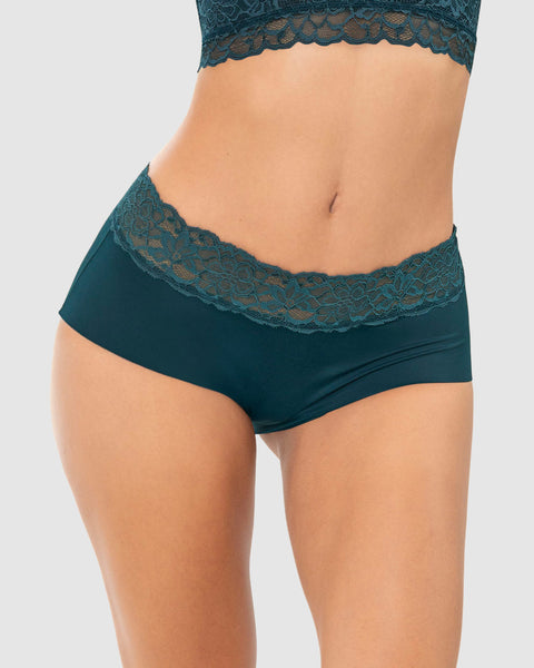 Bloomer hípster en tela ultraliviana con franja de encaje#color_249-verde-oscuro-azul