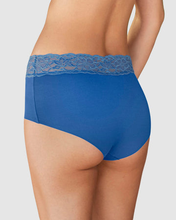 Bloomer hipster en tela ultraliviana con franja de encaje#color_487-azul-rey