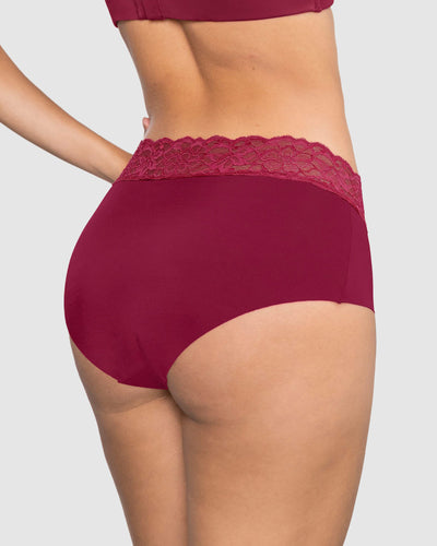 Bloomer hípster en tela ultraliviana con franja de encaje#color_a97-vino