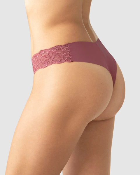 Hilo invisible con toques de encaje en laterales#color_b90-vino-medio