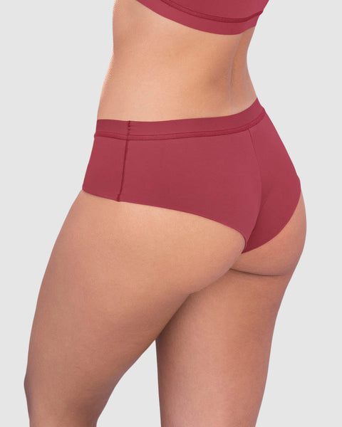 Bloomer cachetero invisible talla única comodidad total#color_484-rojo-medio