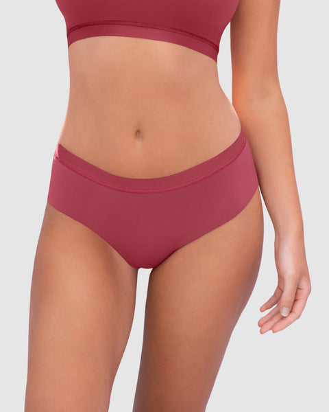 Bloomer cachetero invisible talla única comodidad total#color_484-rojo-medio