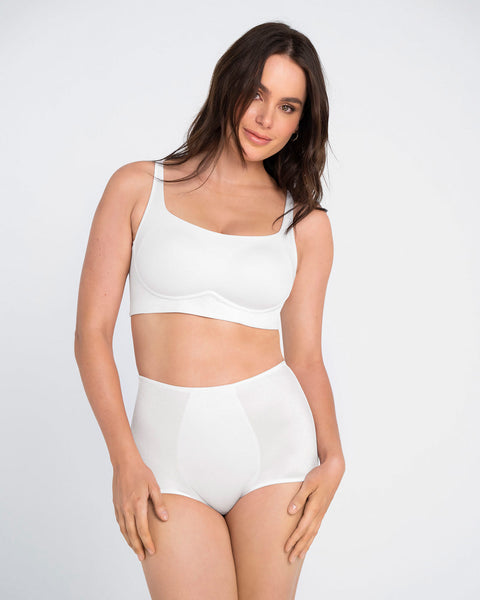 Bloomer faja clásico de control fuerte#color_000-blanco