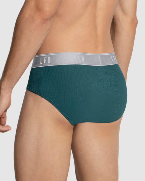 Bóxer brief de alta transpiración en microfibra ideal para uso diario#color_a41-verde-medio