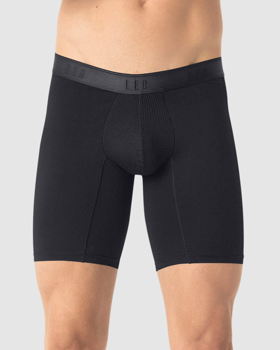 Paquete x 3 bóxers deportivos con bolsillo lateral en microfibra