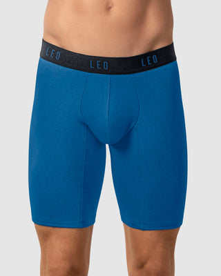 Bóxer largo de algodón que evita el roce entre las piernas#color_b98-azul-rey