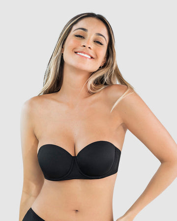 Brasier strapless con realce incorporado#color_700-negro