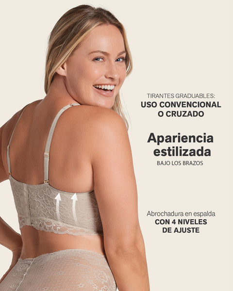 Brasier en encaje ideal para busto pesado Sexy Support#color_536-azul-oscuro
