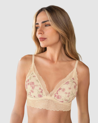 Bralette en encaje sexy y natural#color_844-marfil-estampado-flores