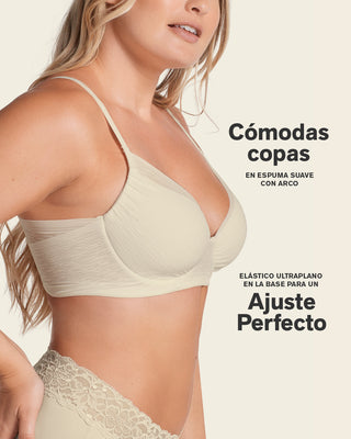 Brasier con cubrimiento total del busto Comfort Fit#color_253-marfil