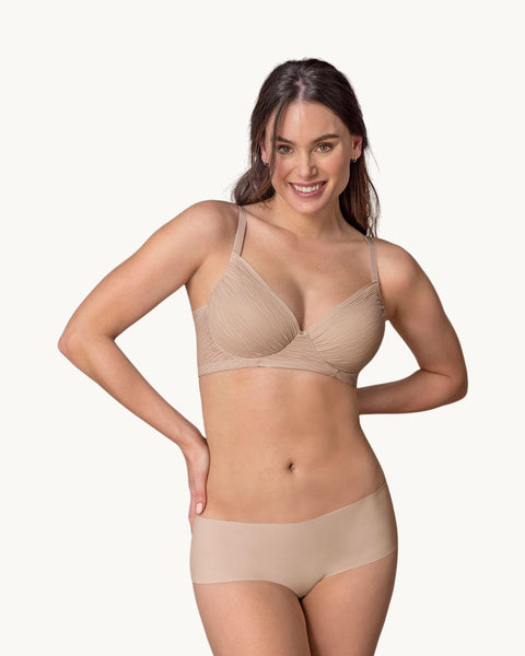 Brasier con cubrimiento total del busto Comfort Fit#color_802-cafe-claro