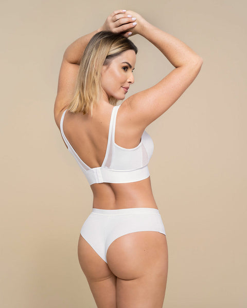 Brasier tipo top de copas extraíbles totalmente cómodo y liviano flexi brastop#color_000-blanco