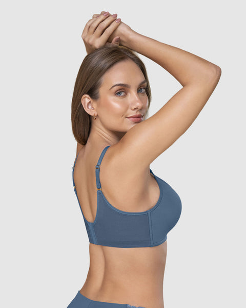 Brasier sin arco de realce alto incorporado Magical Bra#color_544-azul-medio