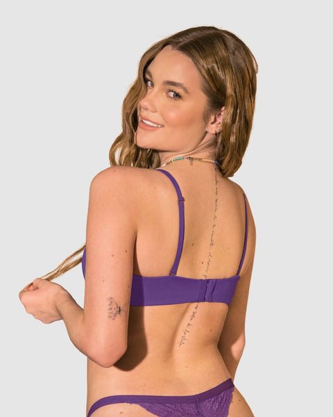 Brasier strapless ideal para busto pequeño y mediano Oh So Light#color_467-morado-oscuro