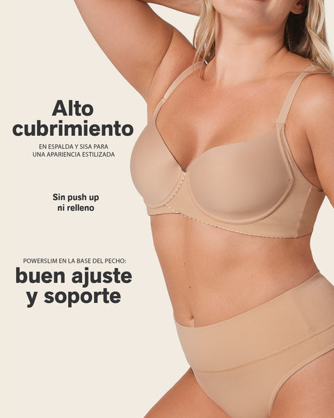 Brasier de buen cubrimiento en escote y espalda#all_variants