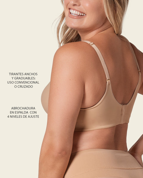Brasier de buen cubrimiento en escote y espalda#all_variants