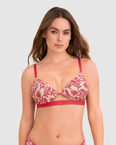 Brasier de realce alto Sexy Bra#color_a16-tulipanes