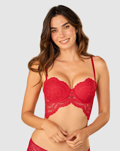 Bustier strapless Sutilmente Sexy#color_377-rojo