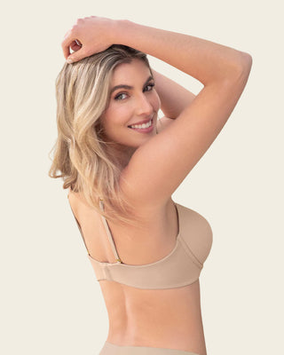 Brasier de realce alto con escote profundo#color_802-cafe-claro