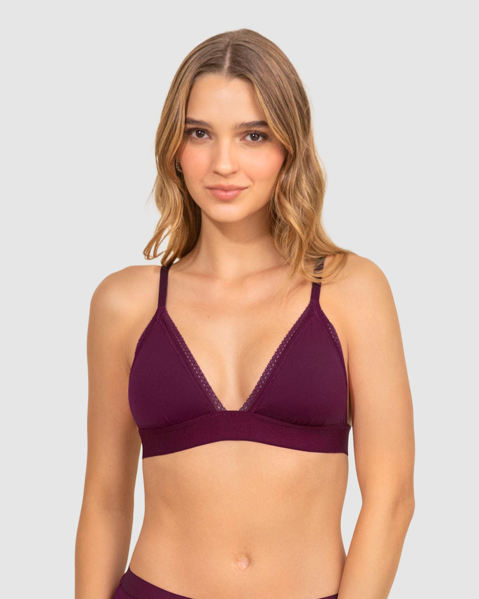 Bralette Liso + Encaje