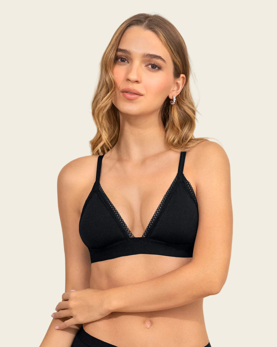 Bralette Liso + Encaje